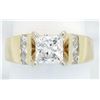 Image 4 : 1.30 ctw Diamond Ring - 14KT Yellow Gold