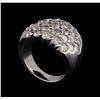 Image 4 : 14KT White Gold 3.64 ctw Diamond Ring