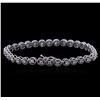 Image 2 : 1.60 ctw Diamond Bracelet - 14KT White Gold