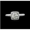 Image 2 : 1.10 ctw Diamond Ring - 18KT White Gold