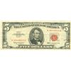 Image 1 : 1963 $5 VG/XF Red Seal Note