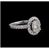 Image 1 : 1.70 ctw Diamond Ring - 14KT White Gold