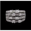 Image 2 : 1.19 ctw Diamond Ring - 14KT White Gold