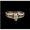 Image 2 : 14KT Yellow Gold 0.83 ctw Diamond Ring