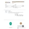 Image 6 : GIA Cert 10.05 ctw Emerald and Diamond Ring - 14KT White Gold