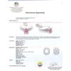 Image 3 : 0.99 ctw Pink Sapphire and Diamond Ring - 18KT White Gold