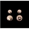 Image 1 : 0.65 ctw Diamond Earrings - 14KT Rose Gold