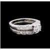 Image 1 : 1.70 ctw Diamond Wedding Ring Set - 18KT White Gold