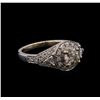 Image 2 : 1.22 ctw Diamond Ring - 18KT White Gold