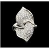 Image 2 : 1.33 ctw Diamond Ring - Platinum