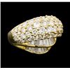 Image 1 : 3.10 ctw Diamond Ring - 18KT Yellow Gold