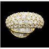 Image 2 : 3.10 ctw Diamond Ring - 18KT Yellow Gold