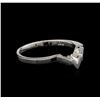 Image 1 : 14KT White Gold Ring