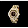 Image 2 : Rolex 18KT Gold President Diamond Day-Date Men's Watch