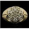 Image 2 : 14KT Yellow Gold 0.75 ctw Diamond Ring