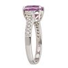 Image 2 : 2.93 ctw Kunzite and Diamond Ring - 14KT White Gold