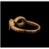 Image 3 : 14KT Rose Gold 0.37 ctw Diamond Ring