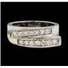 Image 2 : 0.44 ctw Diamond Ring - 14KT White Gold