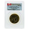 Image 1 : 2009 PCGS Superb Gem BU $50 Vancouver 2010 Olympic Gold Coin