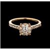 Image 2 : 0.54 ctw Diamond Ring - 14KT Rose Gold