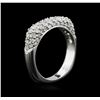 Image 3 : 0.80 ctw Diamond Ring - 14KT White Gold