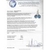 Image 3 : 3.91 ctw Tanzanite and Diamond Dangle Earrings - 14KT White Gold