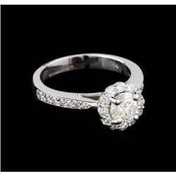 1.22 ctw Diamond Ring - 14KT White Gold