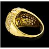 Image 3 : Diamond Ring - 18KT Yellow Gold