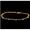 Image 1 : 0.30 ctw Diamond Bangle Bracelet - 14KT Rose Gold