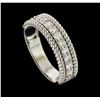 Image 4 : 0.61 ctw Diamond Ring - 14KT White Gold