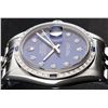 Image 8 : Rolex Stainless Steel Blue Diamond and Sapphire DateJust Men's Watch