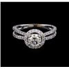 Image 2 : 1.27 ctw Diamond Ring - 14KT White Gold