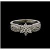 Image 2 : 0.57 ctw Diamond Ring - 14KT White Gold