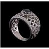 Image 4 : 2.36 ctw Black Diamond Ring - 14KT White Gold