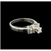 Image 1 : 0.50 ctw Diamond Ring - 18KT White Gold