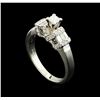 Image 4 : 0.50 ctw Diamond Ring - 18KT White Gold