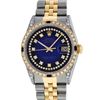 Image 1 : Rolex Two-Tone 1.65 ctw Diamond and Sapphire DateJust Men's Watch