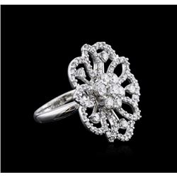 2.25 ctw Diamond Ring - 14KT White Gold