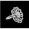 Image 1 : 2.25 ctw Diamond Ring - 14KT White Gold