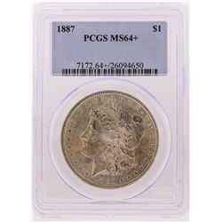 1887 PCGS MS64+ Morgan Silver Dollar