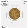 Image 1 : 1896-A France 20 Francs Gold Coin