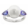Image 1 : 21.34 ctw South Sea Pearl, Morganite, and Diamond Ring - 14KT Rose Gold