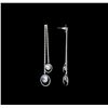 Image 2 : Crystal Earrings - Rhodium