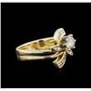 Image 1 : 0.56 ctw Diamond Ring - 14KT Yellow Gold