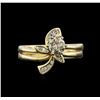 Image 2 : 0.56 ctw Diamond Ring - 14KT Yellow Gold