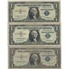 Image 1 : 1957 $1 Star Note Silver Certificate Currency Lot of 3