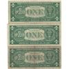 Image 2 : 1957 $1 Star Note Silver Certificate Currency Lot of 3