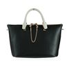 Image 1 : Chloe Baylee Black and Gray Shoulder/Tote Bag