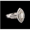 Image 1 : 14KT White Gold 1.21 ctw Diamond Ring