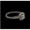 Image 1 : 1.20 ctw Diamond Ring - 14KT White Gold